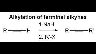 Alkylation of Terminal Alkynes mechanism [upl. by Astrahan]