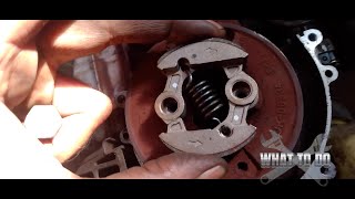 Weed Trimmer head keeps spinning  How To Fix  Clutch  Idle [upl. by Nahsad]