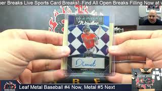 2024 Leaf Metal Baseball Random Player Checklist 4 2 Hobby Box Break 10 28 24 [upl. by Cote]