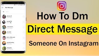 How To DM Direct Message Someone On Instagram [upl. by Najram]