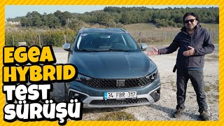 Fiat Egea Hybrid Test Sürüşü Hibriti devreden çıkarılabilen hibrit😊 [upl. by Rosane]