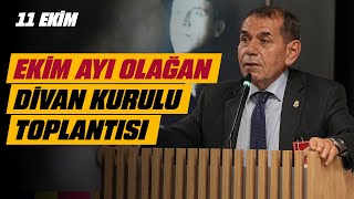 🔴 Galatasaray Spor Kulübü Divan Kurulu Ekim Ayı Olağan Toplantısı [upl. by Egrog]