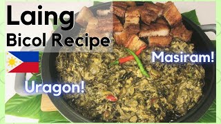 Laing  Bicol Specialty  Easy Recipe [upl. by Gewirtz]