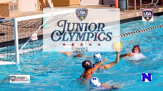 Water polo Junior Olympics Bay Area  New Trier Girls U18  California 2024 [upl. by Aisylla]