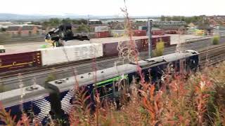 1K17 380022380106 Glasgow CentralAyr passing Elderslie 21024 [upl. by Brodsky]