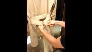 How to tie Burberry Trench [upl. by Goetz]