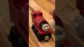 Thomas and Friends Wooden Railway  Rheneas and the Dinosaur 🦖 Remake [upl. by Burtis698]