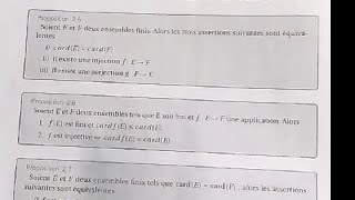 Algèbre 1 S1 MIP Les applications Propositions injection surjection [upl. by Wright]