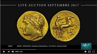 CGB Numismatique Live Auction  Septembre 2017 [upl. by Hiro]