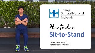 How to do a SIT TO STAND  Cancer Prehabilitation Programme [upl. by Nangem]