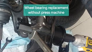 Perodua viva wheel bearing replacement [upl. by Iak]