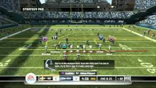 How to use Gameflow in Madden NFL 11 [upl. by Sihtam]