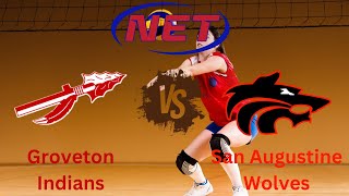 HS Volleyball Groveton vs San Augustine [upl. by Revolc]