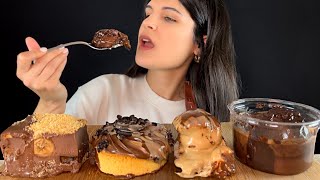 BEST CHOCOLATE DESSERTS  MUKBANG  ASMR  EATING SOUNDS [upl. by Tadd]