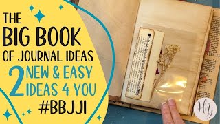 The BIG BOOK of Junk Journal Ideas  2 Fun New Ideas for Your Junk Journals [upl. by Eednar]