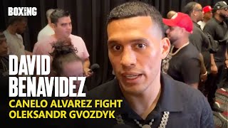 David Benavidez Calls For Canelo Alvarez Fight [upl. by Beutner603]