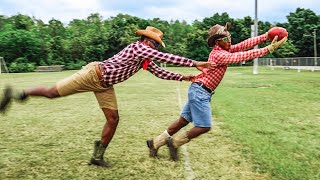 IF LIL NAS X PLAYED FOOTBALL OLD TOWN ROAD 1ON1S [upl. by Ydnir]