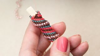 Artbeads Tutorial  Reversing the Cellini Spiral Stitch with Cheri Carlson [upl. by Cleave]