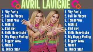 Avril Lavigne  Top 10 Hits Playlist Of All Time [upl. by Akilat]