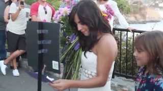 The Original Romantic Surprise Wedding Proposal Darius Rucker Bruno Mars Train [upl. by Leyes]