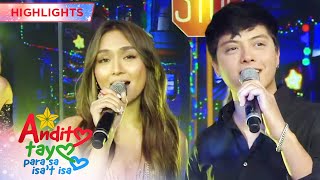 Kathryn and Daniel sing “Ikaw Ang Liwanag At Ligaya”  ABSCBN Christmas Special 2021 [upl. by Durrell896]