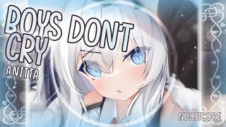 Nightcore ➳ Boys Dont Cry  Anitta Lyrics [upl. by Horwitz]