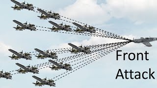 Why German fighters generally attacked B17 bomber Formations from the front direction  Deep Dive [upl. by Ahsieket]