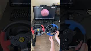 T150 Ferrari VS T150 👉🏻Which one thrustmaster shorts [upl. by Switzer]