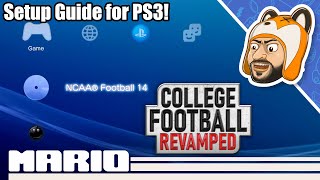 How to Install College Football Revamped for PS3  CFB Revamped Setup Guide [upl. by Ennylyak]