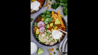 Instant Pot Chicken Tortilla Soup [upl. by Merth]