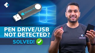 How to Fix Pen DriveFlash Drive Not Detected Issue 4 Solutions [upl. by Niloc]