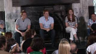 Warwick Davis Bonnie Wright and other Harry Potter stars discuss Wizarding World films and more [upl. by Aerdnac]