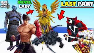 Devil Jin Kazamas Heaven Army vs Devil God Army Dracula vs Hell King DEVIL GOD VS DEMON LORD [upl. by Learsi129]