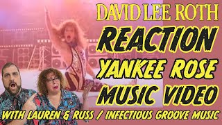 David Lee Roth REACTION  Yankee Rose with Lauren and Russ  Infectious Groove Music [upl. by Yedorb]