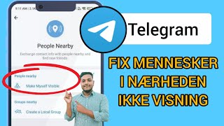 Sådan rettes telegrampersoner i nærheden der ikke vises  Telegram personer i nærheden Option vises [upl. by Ahtaela951]
