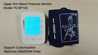 Customization Digital Blood Pressure Monitor Upper Arm Wholesales Manufacturers Factory China [upl. by Tebor]