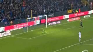 victor vazquez club brugge goal vs zulte waregem 2014 [upl. by Redle]