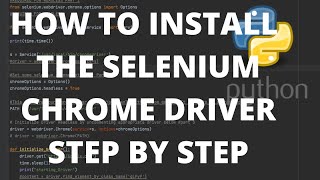 Selenium Python Tutorial  How to install Chrome Driver on Mac OSX [upl. by Las966]