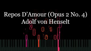 Repos DAmour Étude Opus 2 No 4  Adolf von Henselt [upl. by Ahsiel527]