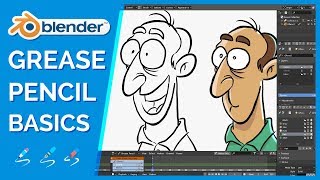 Learn Grease Pencil 2D Animation in Blender 28 Alpha 2 [upl. by Fisk]