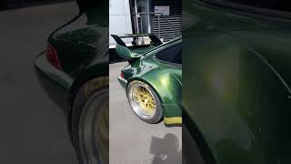 Green Porsche RWB Porsche open day viral shorts supercarswithnate [upl. by Isnam773]