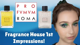 Profumum Roma Fragrance House Overview  1st Impresions [upl. by Nur630]