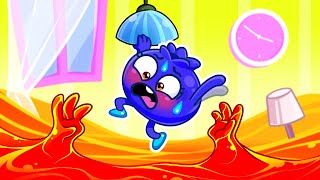 The Floor is Lava ChaCha  Escape Lava Floor  Funny Game For Kids  Cartoon by Pit amp Penny Tales 😻 [upl. by Attennaej]