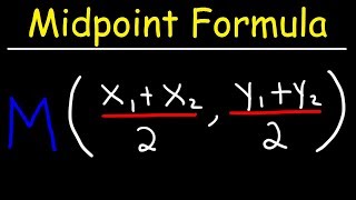 Midpoint Formula [upl. by Sherburn107]