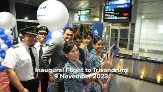 Inaugural Flight to Trivandrum India​ [upl. by Druce]