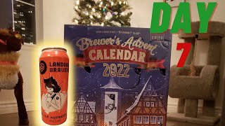 Day 7  Beer Advent Calendar Review Landgang Helle Aufregung [upl. by Sofie]