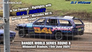 Jonesey 341  Mildenhall BWS 2024  Banger Racing  Highlights [upl. by Leggat]