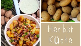 Geröstete Kartoffeln mit Pilzen und KräuterDip [upl. by Durware873]