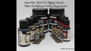 Game Color Wash FX Dipping Formula  Whats the Difference Vallejo Washes Review [upl. by Riay]