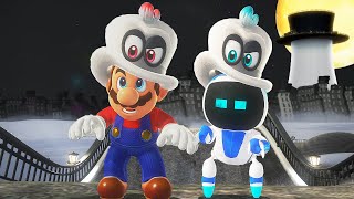 Super Mario Odyssey  ASTRO BOT vs SUPER MARIO HD [upl. by Etnahc]